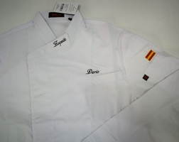 chaqueta chef bordada para concurso en coolngo bordados