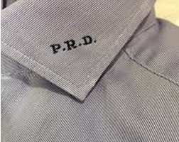 bordar iniciales en cuello de camisa en coolngo