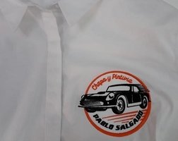 personalizar camisa con imagen bordada en el pecho coolngo